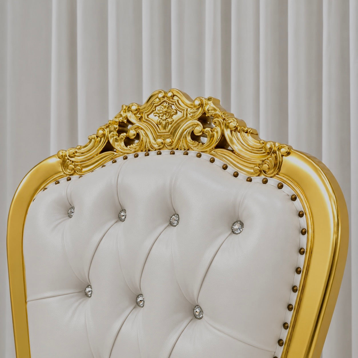 Versora Crimson Royale Throne Chair