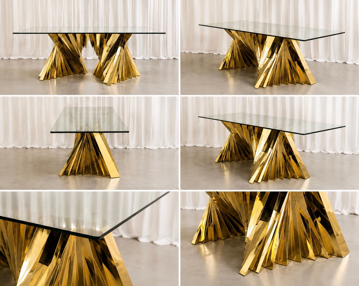 Aurelius Glass Dining Table